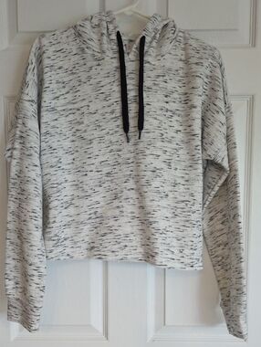 Cropped Speckled German Shepherd Hoodie